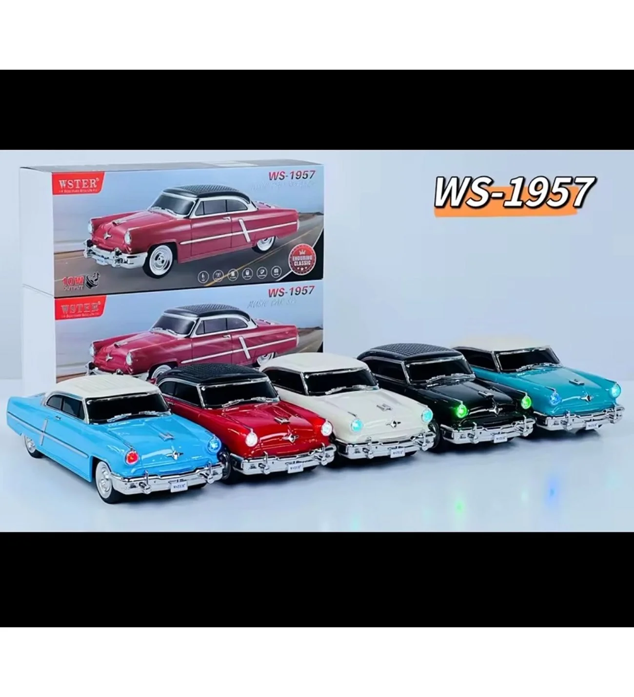 WSTER WS-1957 Kablosuz Araç Hoparlörü