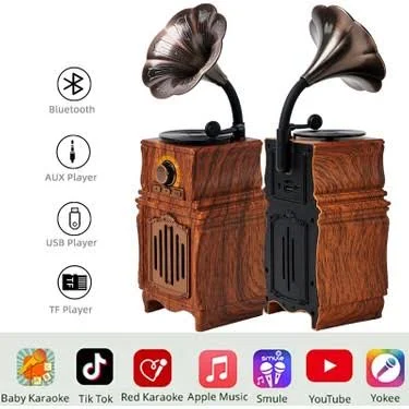 POLYGOLD PG-AS31 Nostalji Bluetooth Hoparlör