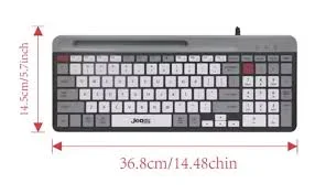 JEDEL K37 Q Klavye Office Klavye - Siyah