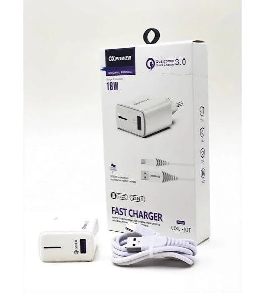 OXPOWER OXC-10T 18W Type-C Hızlı Şarj Cihazı