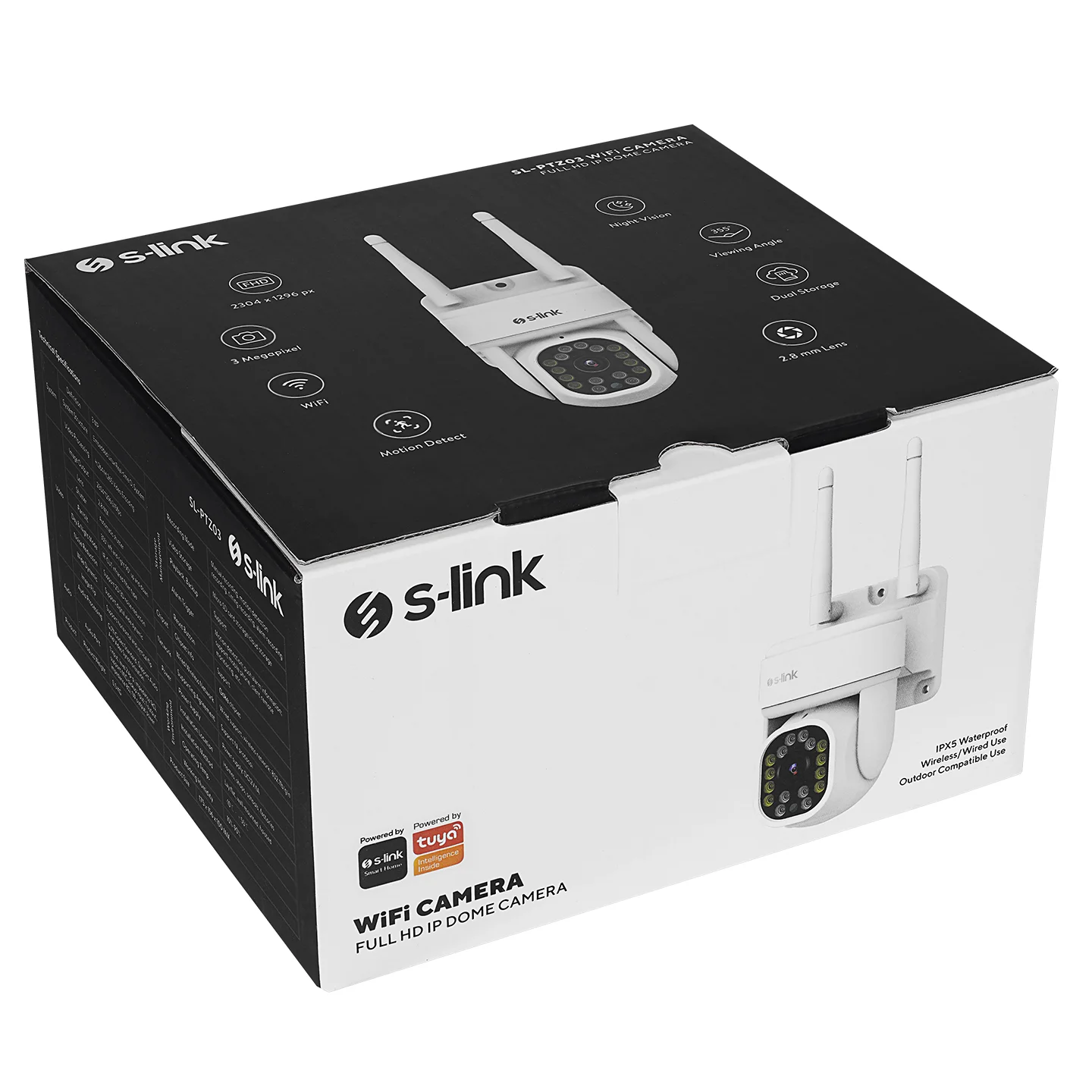 S-LİNK SL-PTZ03 WiFi Full HD IP Dome Kamera